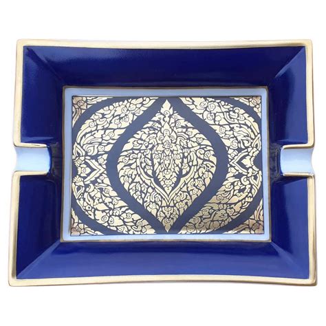 hermes ashtray blue|vintage Hermes ashtray for sale.